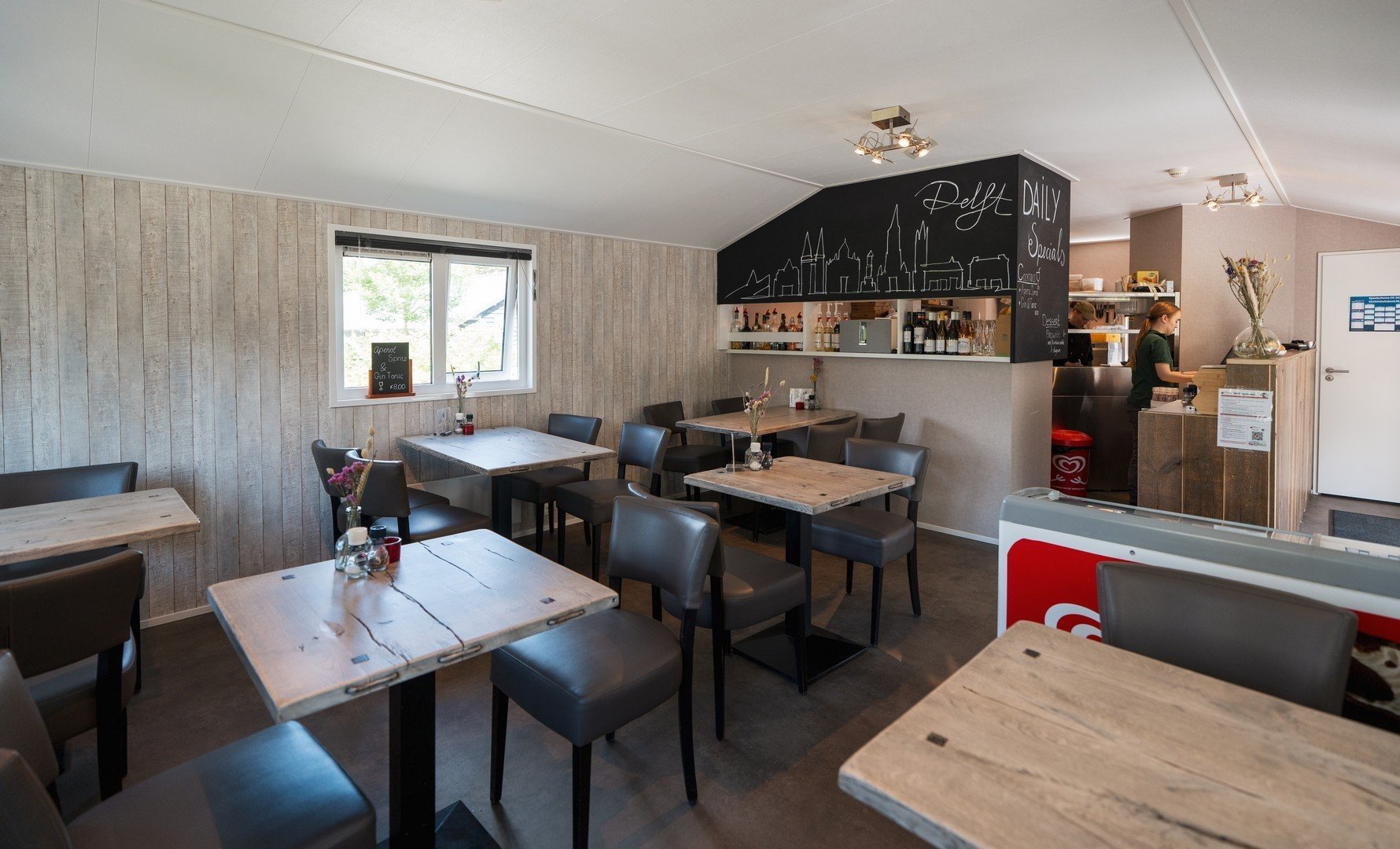 Brasserie op vakantiepark delft