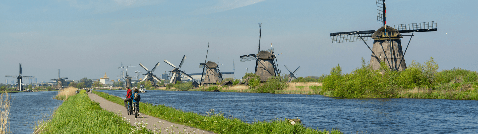 Fietsen in nederland bij delft